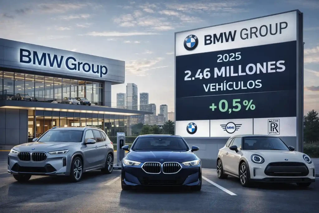 El Grupo BMW Group vende 2,46 millones de vehículos en 2025