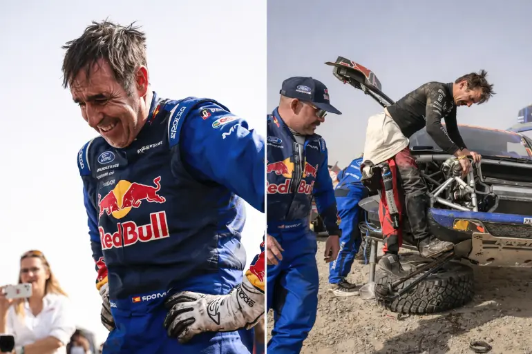 Susto final para Nani Roma: accidente a 500 metros de meta, sin gasolina… y con el podio en peligro Susto final para Nani Roma accidente a 500