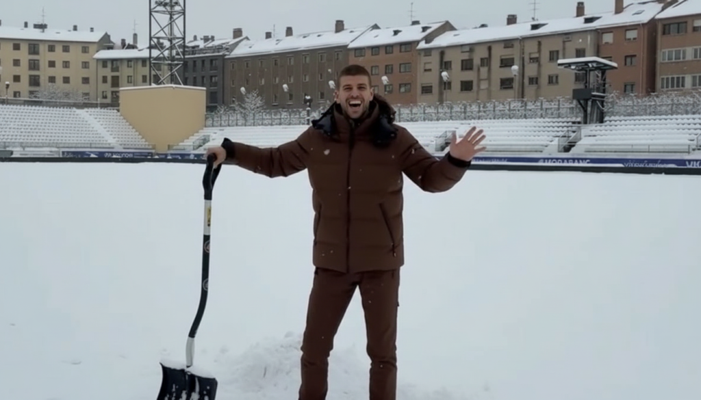 Andorra-Cultural Leonesa: partido en duda por nieve en Encamp