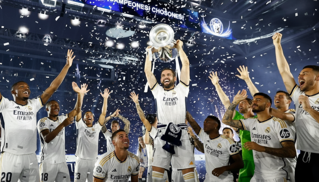 Años de Mundial y victorias del Real Madrid en Champions