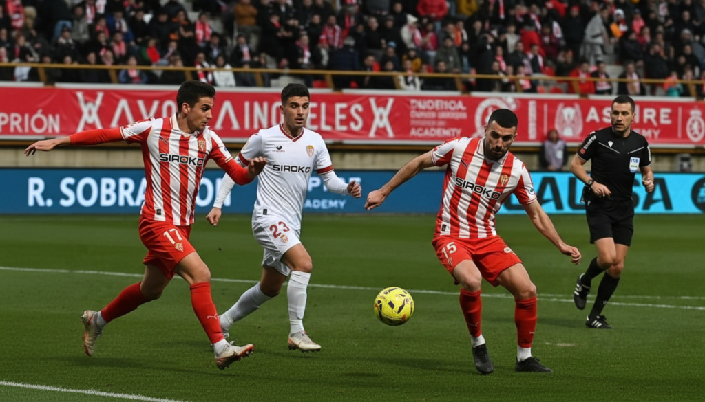 Cultural Leonesa - Sporting Gijón: Resumen del partido