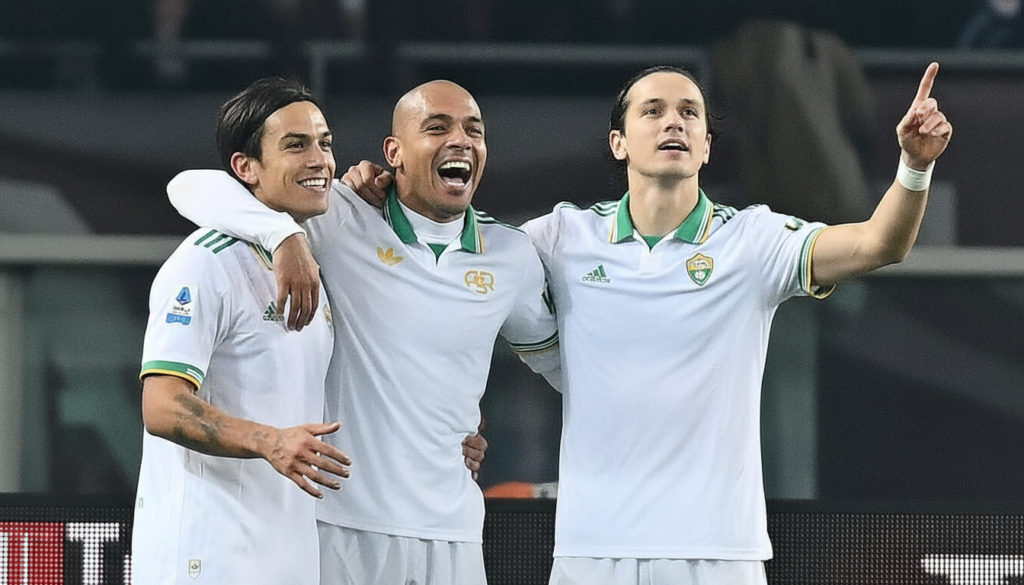 Debut soñado de Malen con la Roma