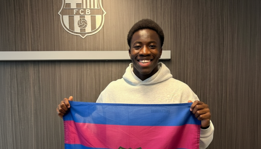 El FC Barcelona ficha a Ebrima Tunkara como nuevo talento