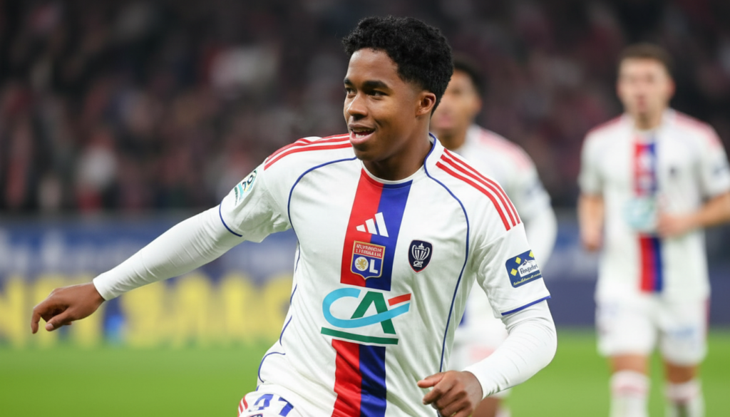 Endrick continuará en el Lyon con cláusula de revocación