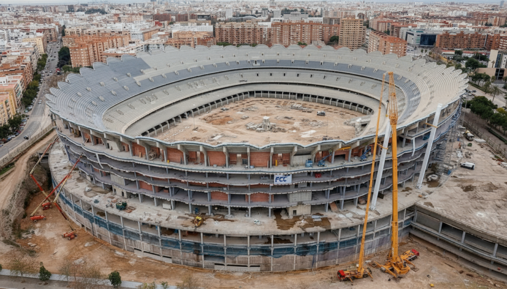 Estado de las obras del Nuevo Mestalla
