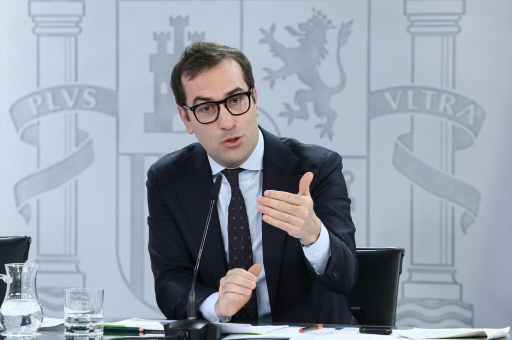 El ministro de Economía, Carlos Cuerpo, ofrece una rueda de prensa tras el primer Consejo de Ministros del año, a 7 de enero de 2026. | Europa Press