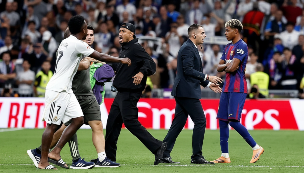 Lamine se prepara para la final de la Supercopa