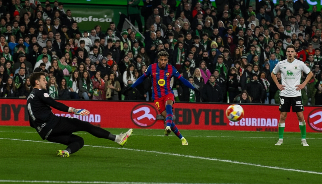 Lamine Yamal alcanza los 10 goles esta temporada