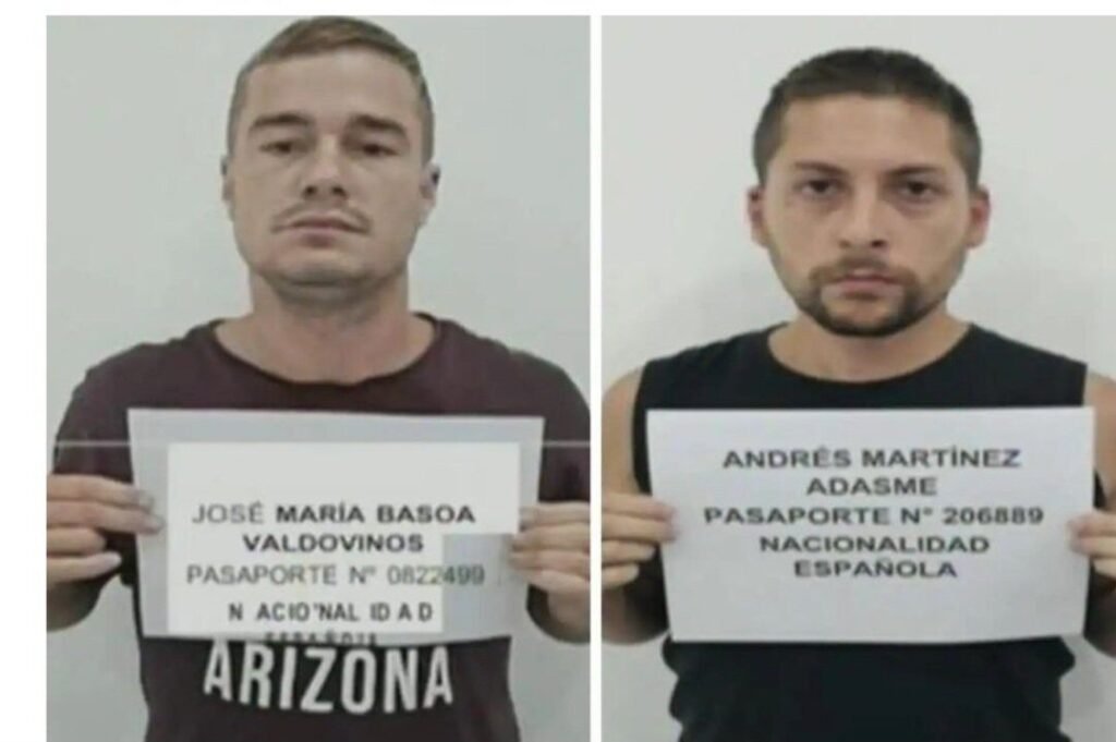 Andrés Martínez Adasme y José María Basoa Valdovinos, detenidos en septiembre de 2024. | LD/Agencias