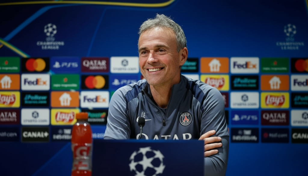 Luis Enrique se muestra optimista ante el partido contra Newcastle