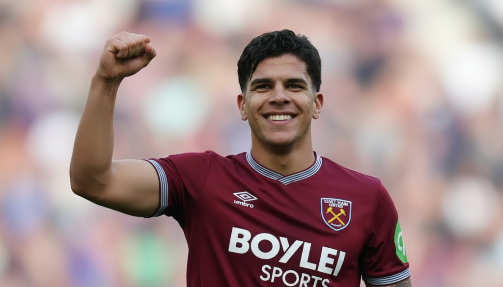 Mateus Fernandes, clave en el West Ham y mirado por Martínez