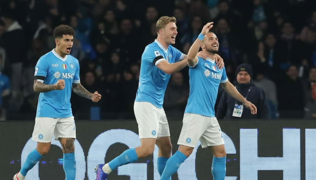 Nápoles asegura victoria ante Sassuolo en casa