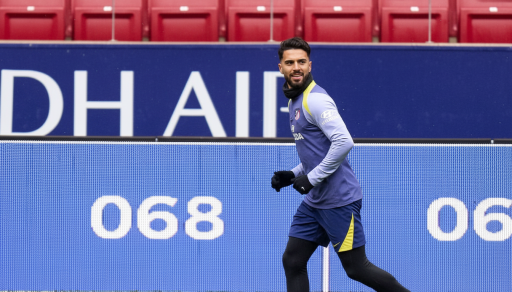 Nico Gonzalez se entrena con el Atlético para viajar a Estambul