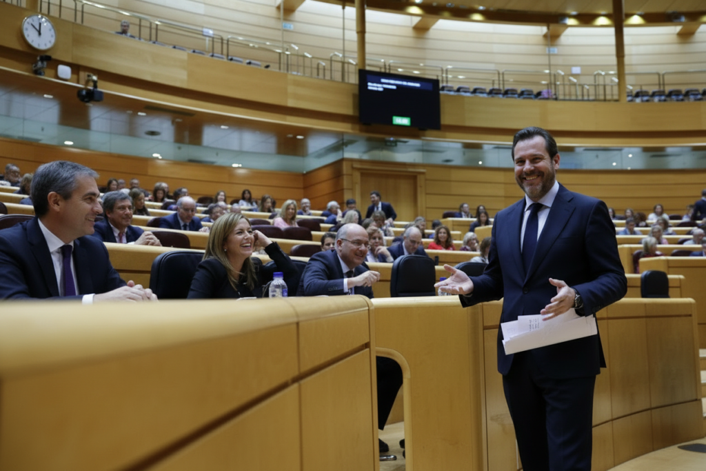 Óscar Puente en el Senado: Responde a demandas de dimisión