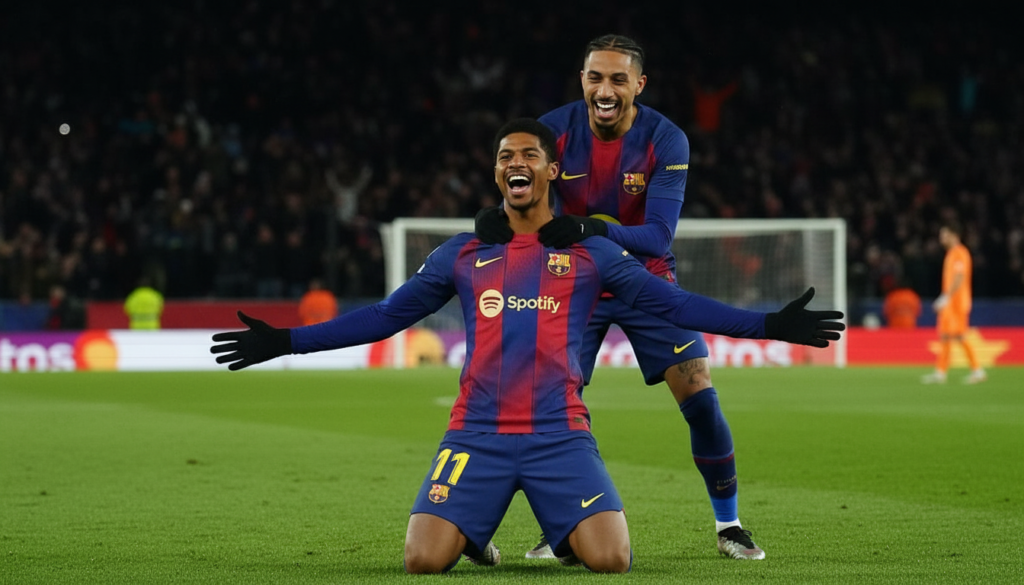 Rashford destaca con un gol en el Camp Nou