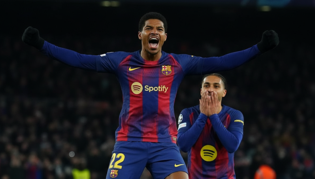 Rashford marca el primer gol de falta del Barça desde Messi