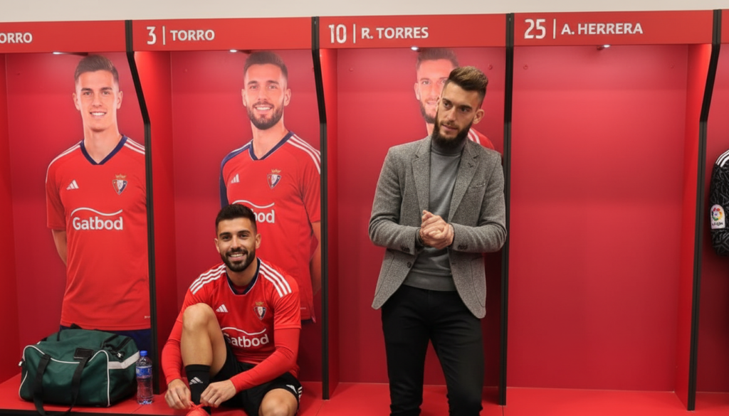 Roberto Torres rememora su ascenso con Osasuna ante el Girona