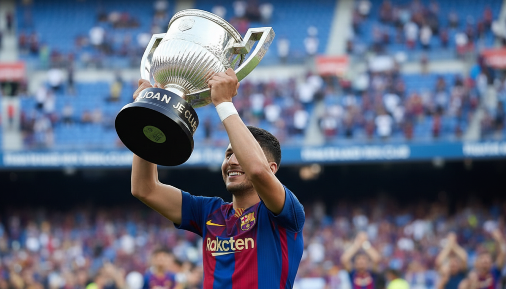 Roony Bardghji debuta en la Champions con el FC Barcelona
