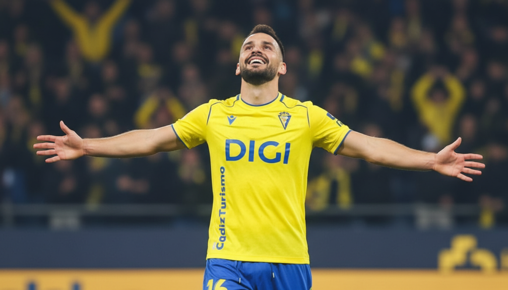 Tabatadze destaca como goleador en el Cádiz CF