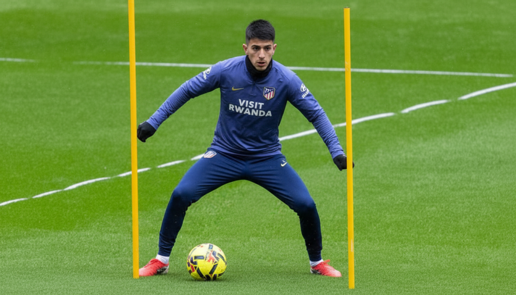 Thiago Almada, clave en el Atlético ante el Alavés