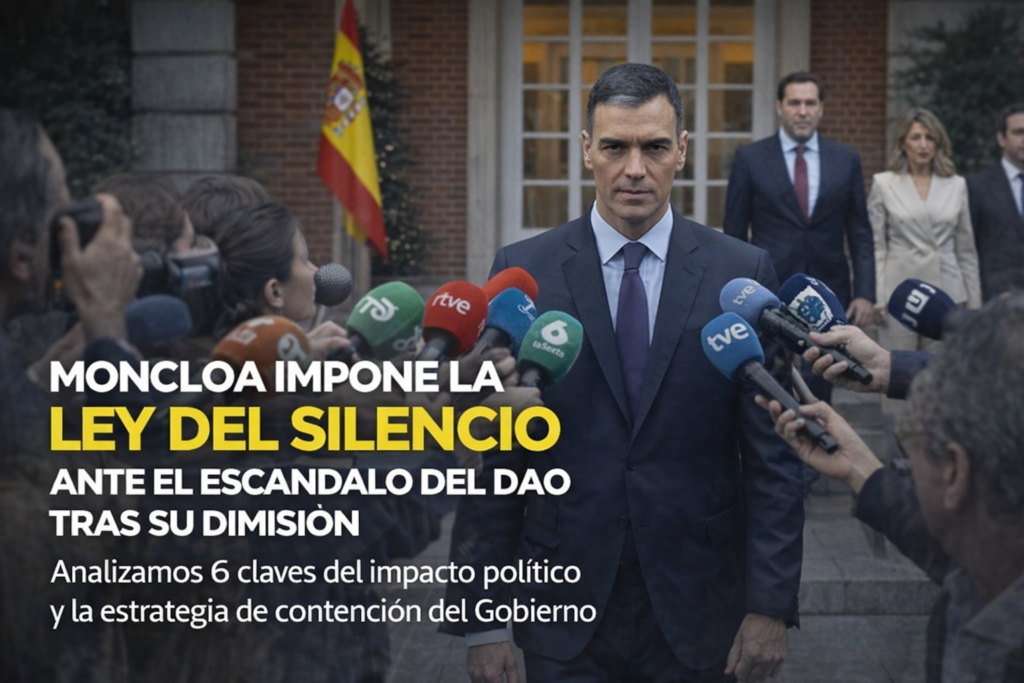 Moncloa impone la ley del silencio