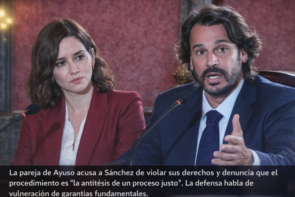 pareja de Ayuso acusa a sánchez