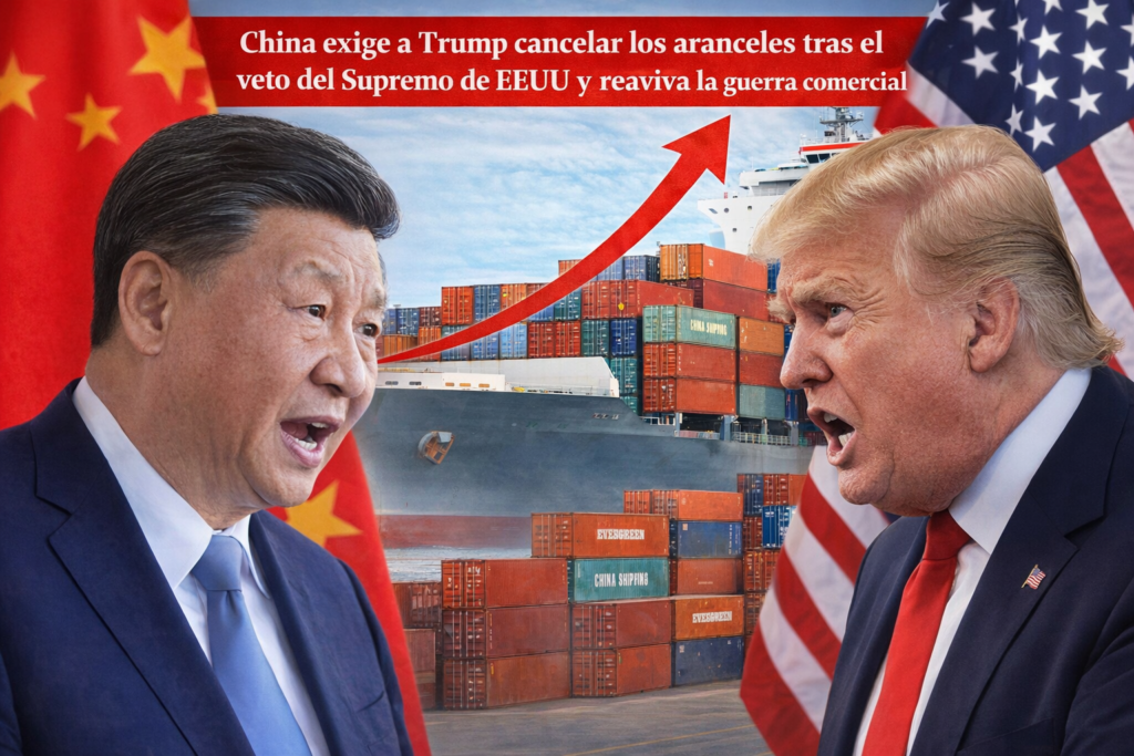 China exige a Trump