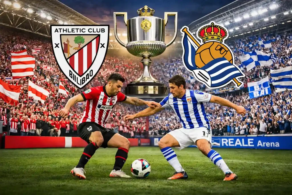 Athletic y Real Sociedad se enfrentan en un derbi vasco