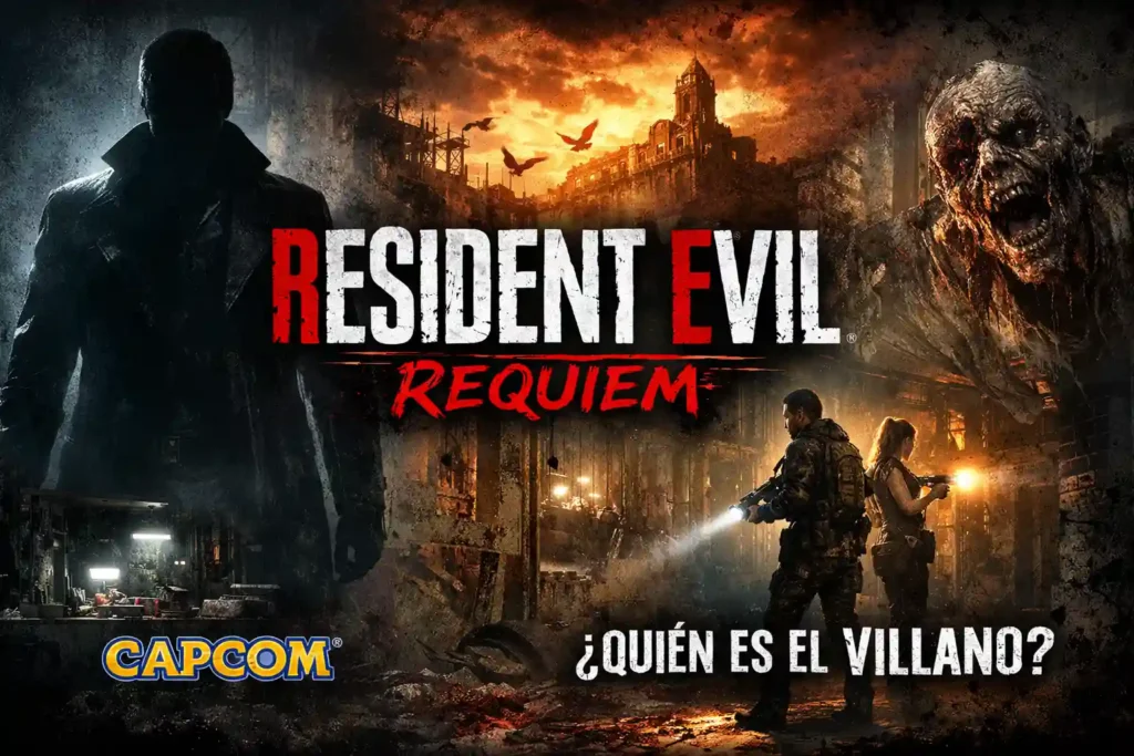 Capcom oculta al villano principal de Resident Evil Requiem y divide a los jugadores. Análisis del misterio, el marketing y el regreso al terror psicológico.