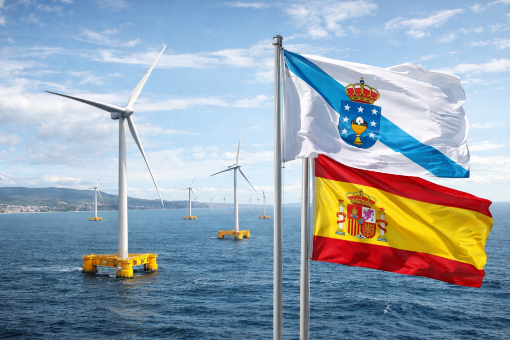 Subasta de eólica marina en Galicia