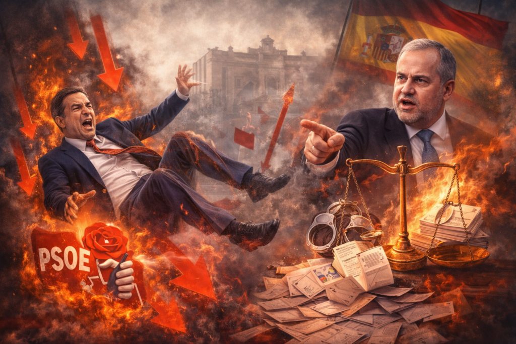 caída libre del sanchismo