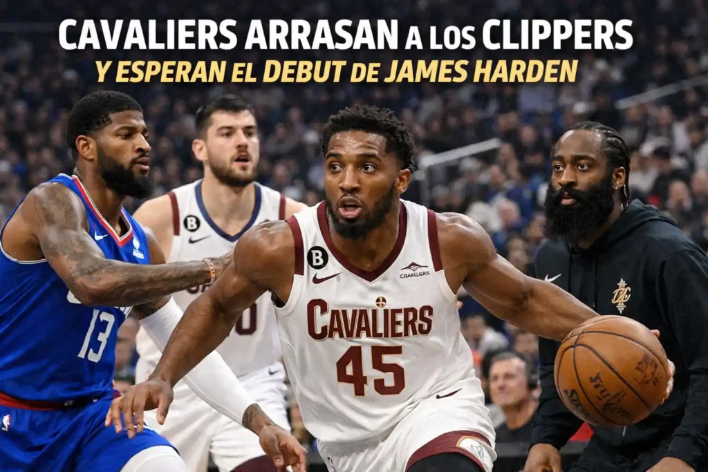 Cleveland Cavaliers aplastan a los Clippers y confirman su ambición tras el fichaje de James Harden. Análisis, contexto y claves del traspaso