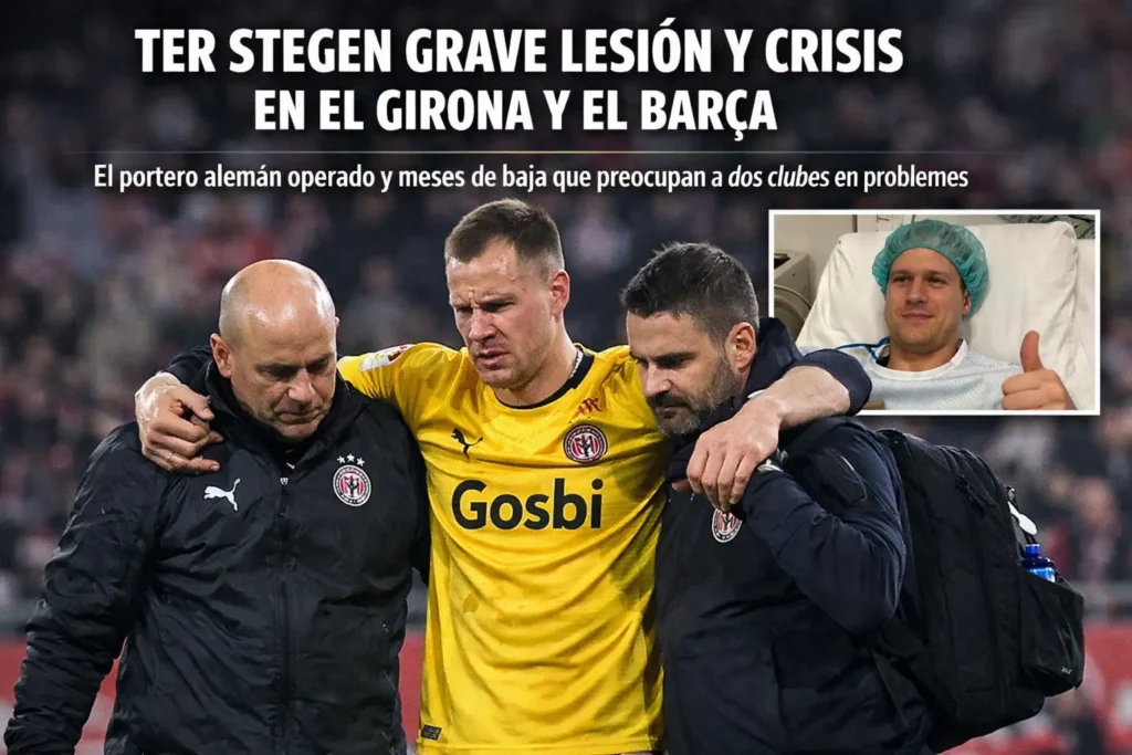 Ter Stegen rompe su silencio tras una grave lesión