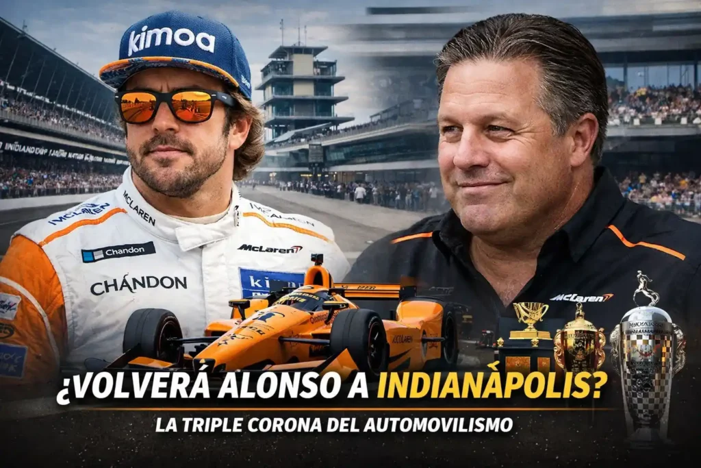Zak Brown insiste en que Fernando Alonso vuelva a las 500 Millas