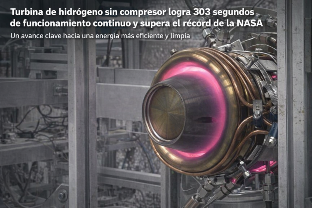 Turbina de hidrógeno sin compresor
