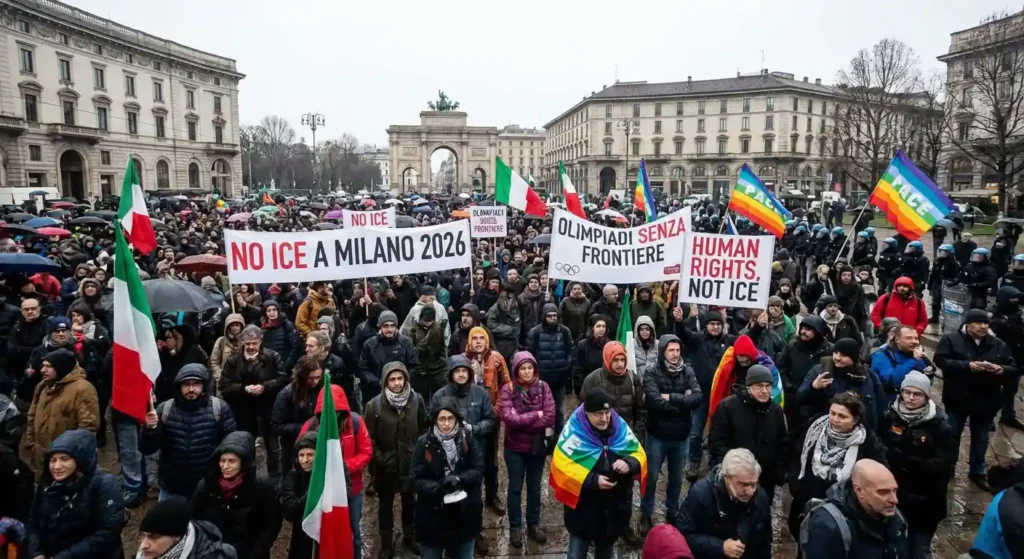 Manifestaciones en Milán