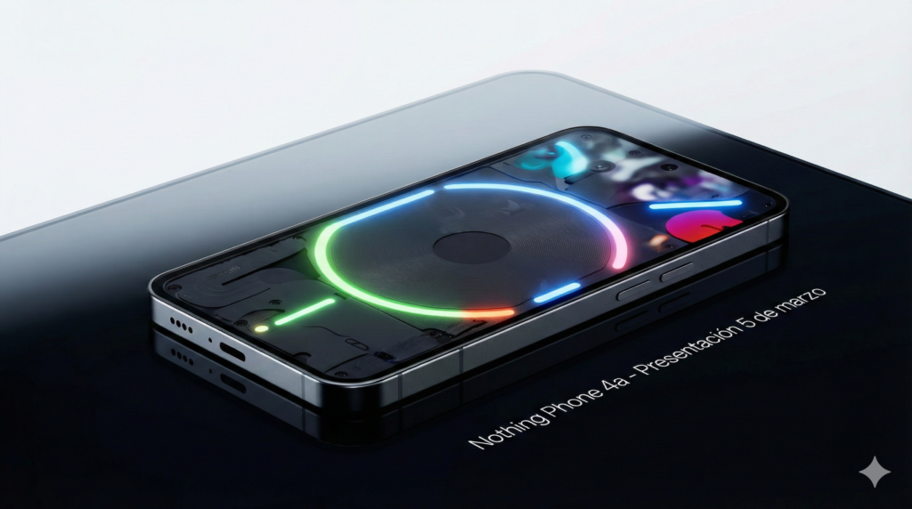Nothing Phone 4a presentado en Londres con diseño premium y colores atrevidos