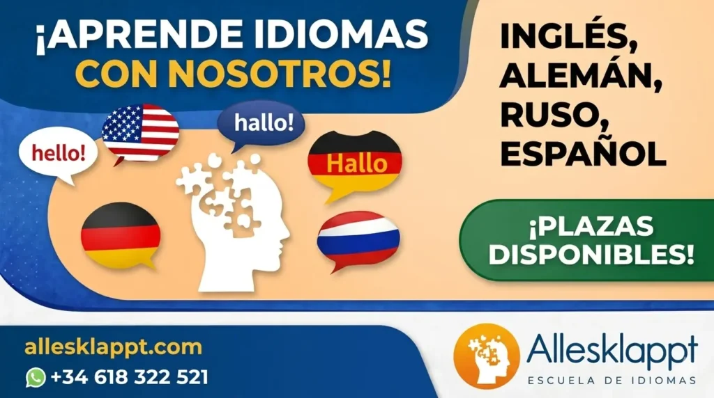 Banner curso Aleman