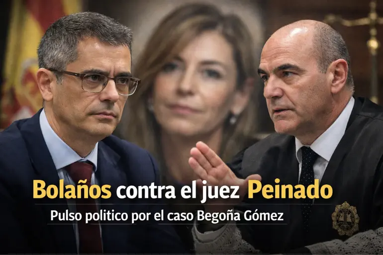 Bolaños arremete contra el juez Peinado y el CGPJ lo deja solo Bolaños arremete contra el juez Peinado