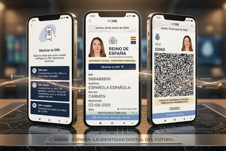 España estrena el DNI digital en el móvil: MiDNI revoluciona la identidad electrónica España estrena el DNI digital en el móvil MiDNI revoluciona la identidad electrónica