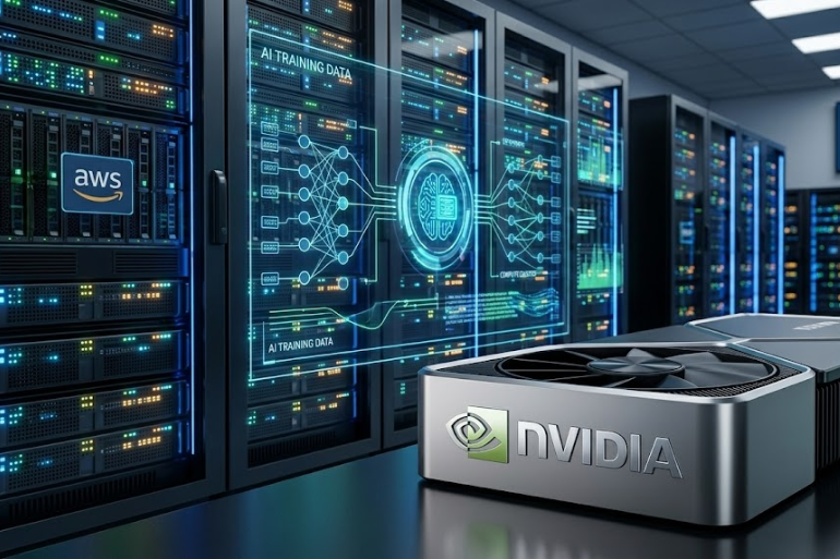 Nvidia y Amazon cierran acuerdo histórico: 1 millón de chips con miras a ingresos de 1 billón de dólares Nvidia y Amazon cierran acuerdo histórico 1 millón de chips con miras a ingresos de 1 billón de dólares