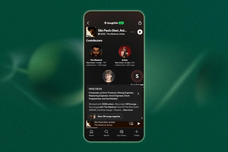 Spotify lanza SongDNA: así sabrás quiénes están detrás de tus canciones y si son reales Spotify lanza SongDNA así sabrás quiénes están detrás de tus canciones y si son reales