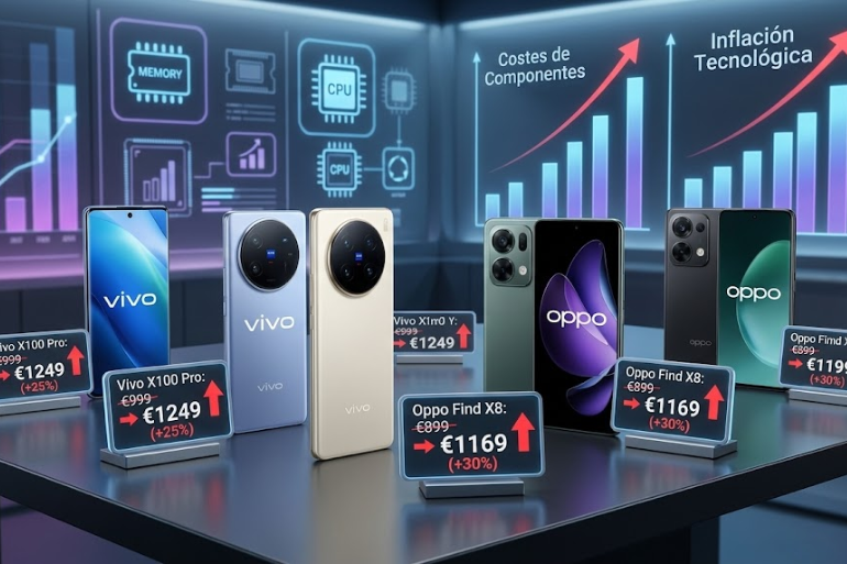 Suben los precios de los smartphones Vivo y Oppo: la crisis de chips golpea a los usuarios Suben los precios de los smartphones Vivo y Oppo
