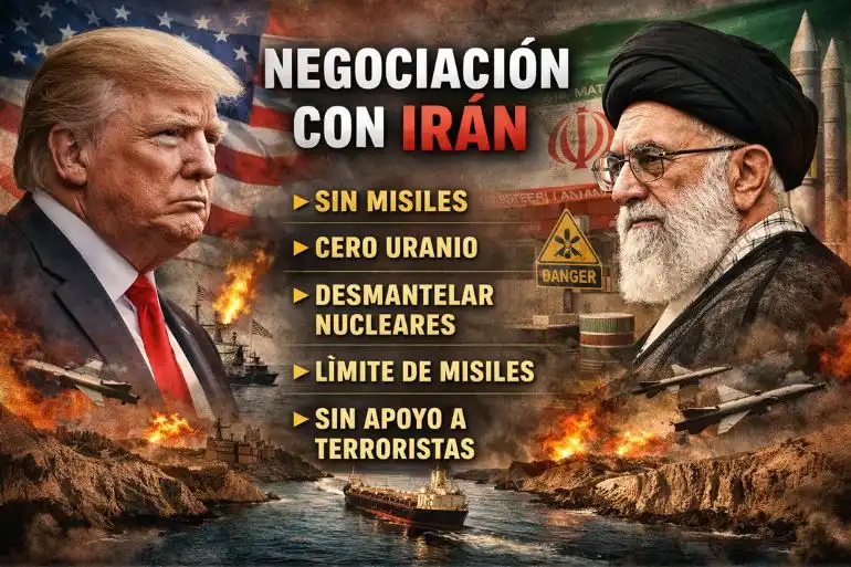 Trump reactiva negociaciones con Irán y fija duras condiciones Trump reactiva negociaciones con Irán