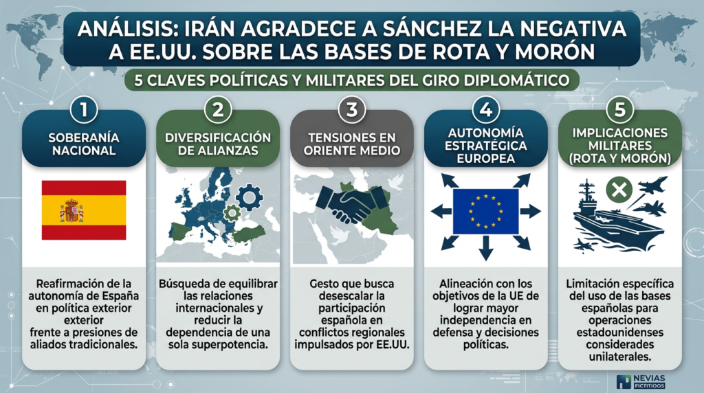 Irán agradece a Sánchez