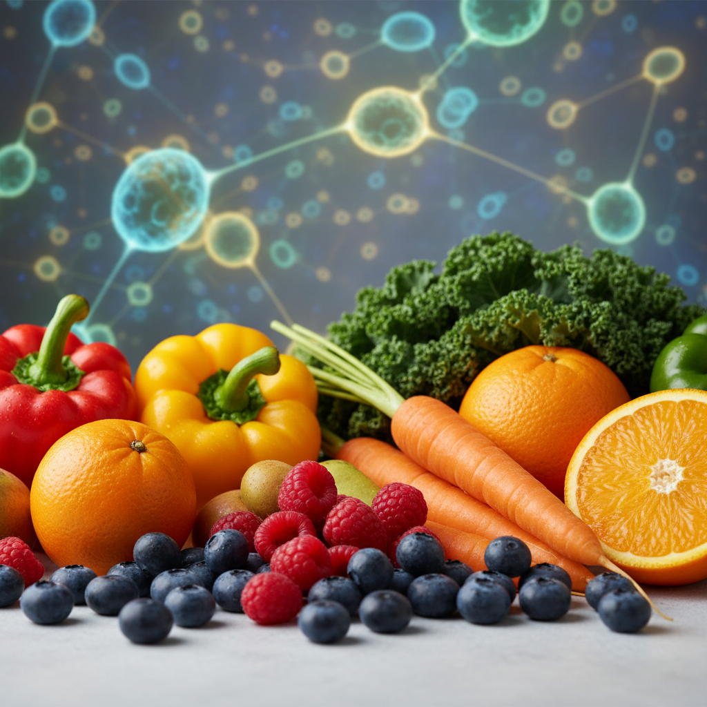 El color de los alimentos y su relación con la longevidad celular El color de los alimentos y su relación con la longevidad celular