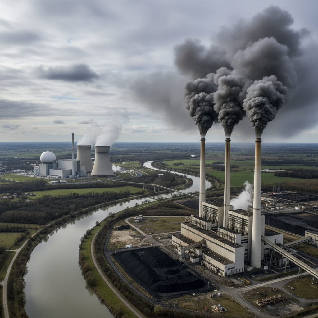 España emite tres veces más CO₂ que Francia en electricidad España emite tres veces más CO₂ que Francia en electricidad