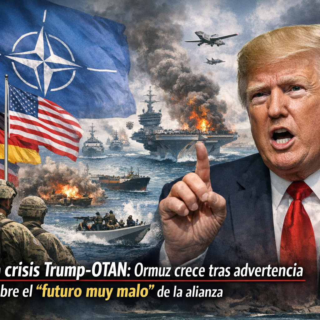 Trump OTAN Ormuz: 5 advertencias esenciales sobre el “futuro muy malo” de la alianza militar Trump OTAN