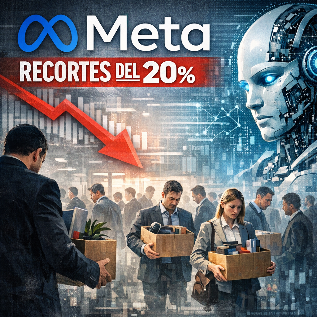 Impacto masivo: Meta podría despedir al 20% de su plantilla en 2026 Meta