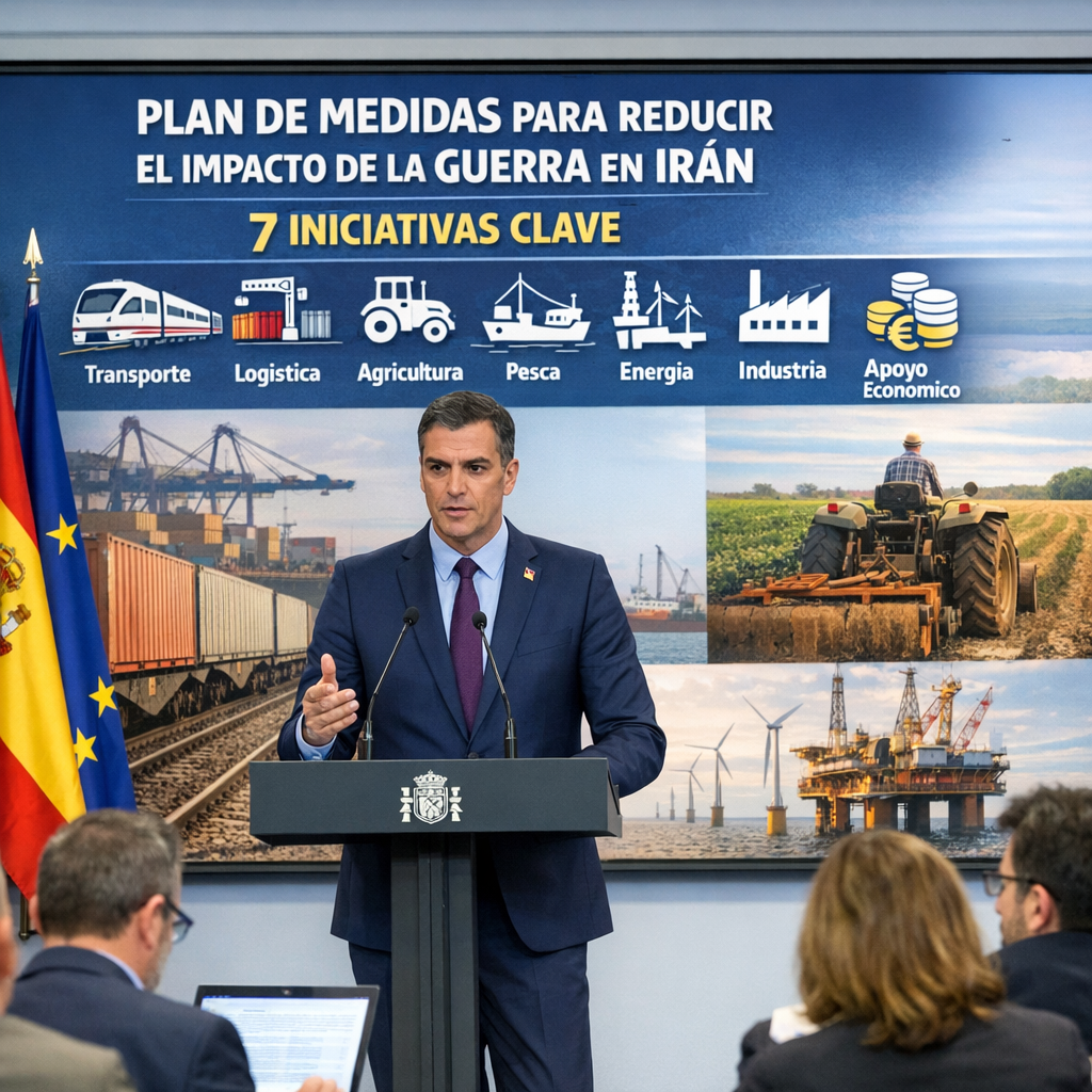 Las 7 Medidas Esenciales que Sánchez Presentará Hoy para Mitigar las Consecuencias de la Guerra en Irán medidas